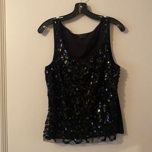 BCBG SEQUIN TANK.